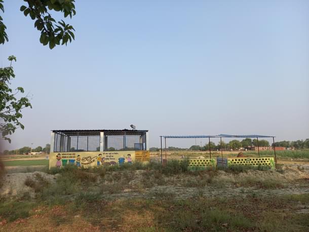 Garbage segragation area at Jayapur (Image credit: Sumati Mehrishi)